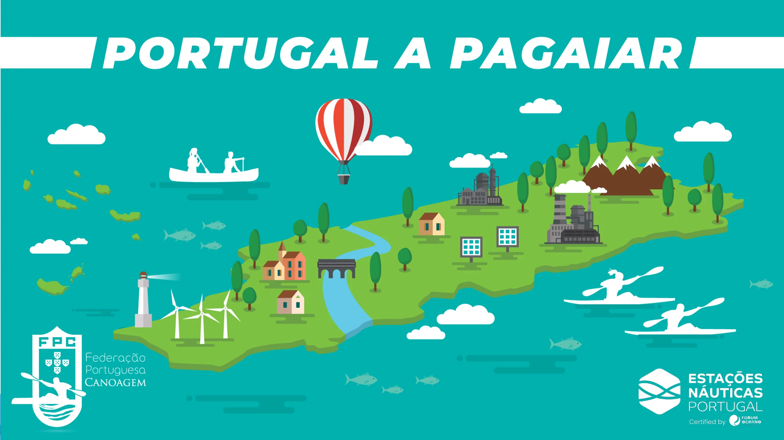 Portugal a Pagaiar nas Estações Náuticas